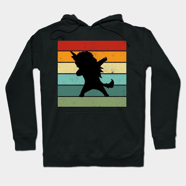 Dabbing Unicorn Hoodie by Grace Hathhorn Designs